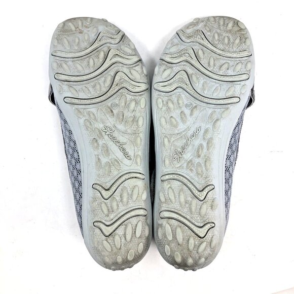 Skechers Shoes Womens 8.5 Gray Relaxed Fit Air Cooled Memory Foam Mary Jane Flat - Picture 7 of 11